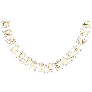 Unsere kleine Ladybug macht einen - den ersten Geb Wimpelkette