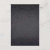 Unsere kleine Liebe Bug Chalkboard Babydusche Begleitkarte (Rückseite)