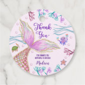 Unsere kleine Meerjungfrau 1. Geburtstag Geschenkanhänger (Rückseite)