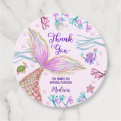 Unsere kleine Meerjungfrau 1. Geburtstag Geschenkanhänger (Vorderseite)