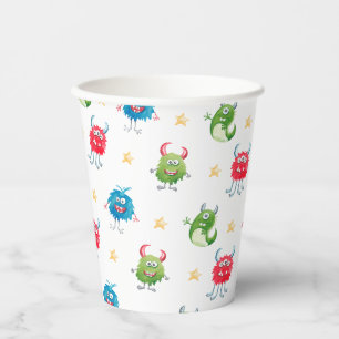 Unsere kleine Monster-Geburtstagsfeier Pappbecher