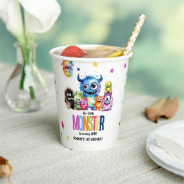 Unsere kleine Monster-Geburtstagsparty Pappbecher