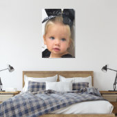 Unsere kleine Prinzessin Foto Leinwand Wandkunst (Insitu (Schlafzimmer))
