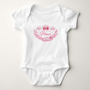 Unsere kleine Prinzessin Pink Crown Baby Mädchen Strampler