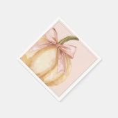 Unsere kleine Pumpkin auf der Way Fall Baby Dusche Serviette (Ecke)