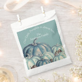 Unsere kleine Pumpkin Blue Pumpkin Baby Dusche Geschenktütchen (Ausgeschnitten)