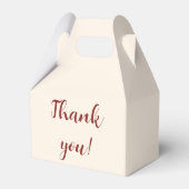 Unsere kleine Pumpkin Fall Babydusche Geschlecht n Geschenkschachtel (Rückseite)