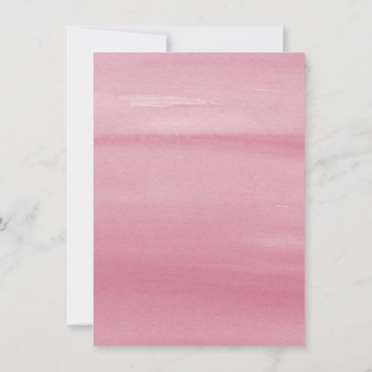 Unsere kleine Pumpkin Fall Floral Girl Babydusche Einladung (Rückseite)