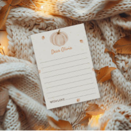 Unsere kleine Pumpkin Geburtstagskapsel Einladung