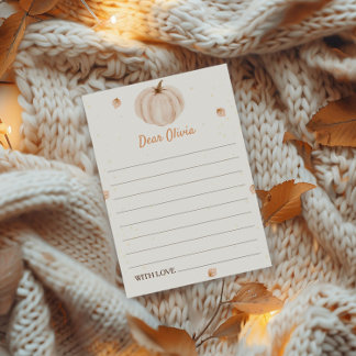 Unsere kleine Pumpkin Geburtstagskapsel Einladung