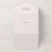 Unsere kleine Pumpkin Girl Babydusche All In One Einladung (Außenbereich)