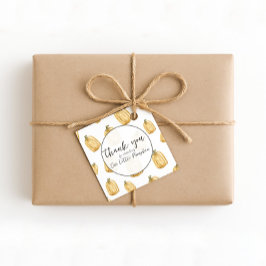 Unsere kleine Pumpkin Orange Wasserfarbe Vielen Da Geschenkanhänger