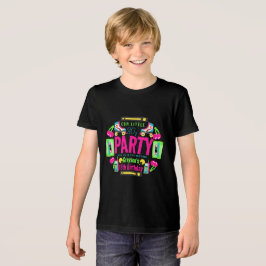 unsere kleine Retro Neon 80er Geburtstagsparty Tri-Blend Shirt
