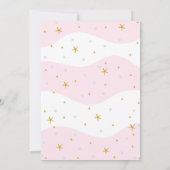 Unsere kleine rosa Meerjungfrau zum Geburtstag mit Einladung (Rückseite)