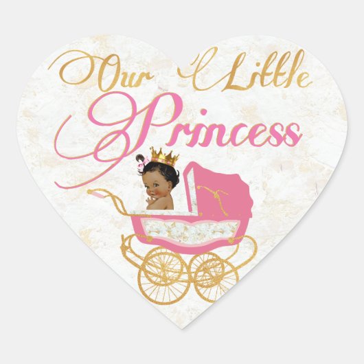Unsere kleine Royal African Princess Gunst Sticker (Vorderseite)