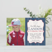 Unsere kleine, schluckende Baseball-Party Einladun Einladung (Stehend Vorderseite)