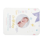 Unsere kleine Segen-Baby-Ankündigung Magnet (Horizontal)