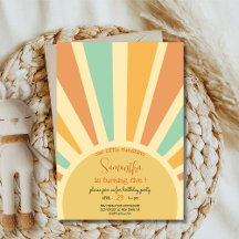 unsere kleine Sonne mit Sonnenstrahlen Geburtstag