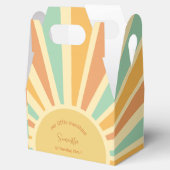 unsere kleine Sonne mit Sonnenstrahlen Geburtstag Geschenkschachtel (Geöffnet)