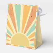 unsere kleine Sonne mit Sonnenstrahlen Geburtstag Geschenkschachtel (Rückseite)