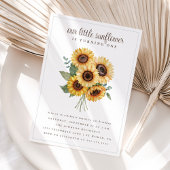 Unsere kleine Sonnenblume fällt 1. Geburtstag Einladung