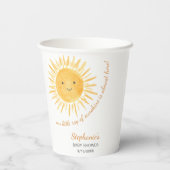 Unsere kleine Sonnenscheindusche Pappbecher (Rückseite)