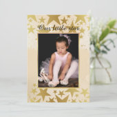 Unsere kleine Star Foto Einladung (Stehend Vorderseite)