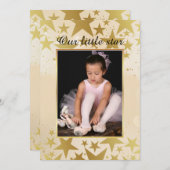 Unsere kleine Star Foto Einladung (Vorne/Hinten)