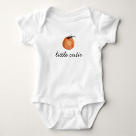 Unsere kleine Süsse Citrus Clementine Baby Bib Baby Strampler
