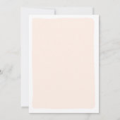 Unsere kleine Süsse Clementine Orange Erster Gebur Einladung (Rückseite)