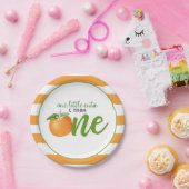 Unsere kleine Süsse dreht eine Platte - oder Strei Pappteller (Party)