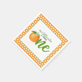 Unsere kleine Süsse dreht einen Napkin - oder Punk Serviette (Ecke)