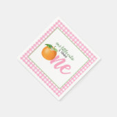 Unsere kleine Süsse dreht One Napkin - Pk Kariert Serviette (Ecke)