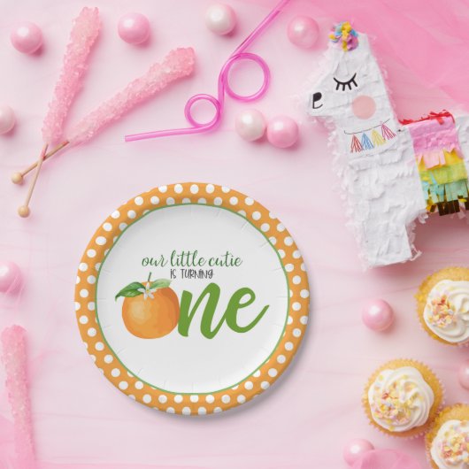 Unsere kleine Süsse ist es, eine Platte - oder Pun Pappteller (Party)