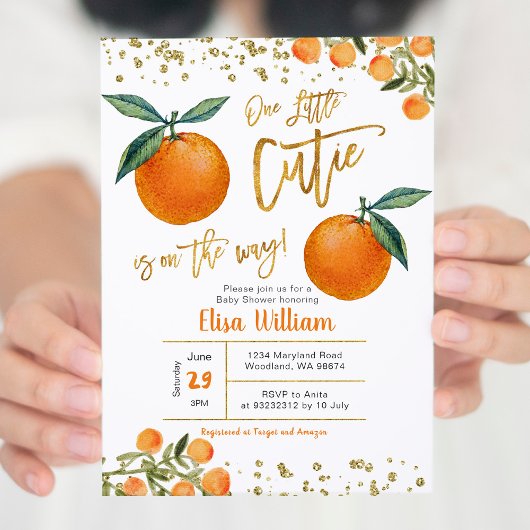 Unsere kleine Süsse ist unterwegs Einladung