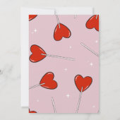 Unsere kleine Süße macht eins Einladung (Rückseite)