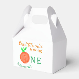 Unsere kleine Süsse orange ein Geburtstagsfrüchte Geschenkschachtel