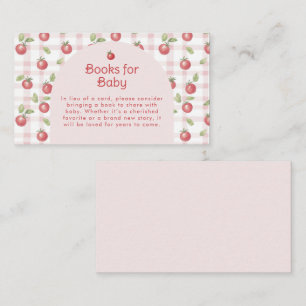 Unsere kleine Tomaten-Baby-Shower-Beilagekarte Begleitkarte
