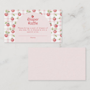 Unsere kleine Tomaten-Baby-Shower-Beilagekarte Begleitkarte