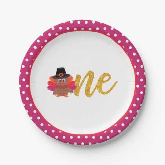 Unsere kleine Türkei dreht eine Platte - Mädchen - Pappteller (Vorderseite)