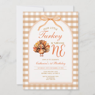 Unsere kleine Türkei macht einen Geburtstag Einladung