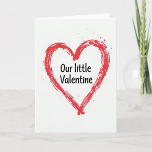 Unsere kleine Valentinskarte Karte