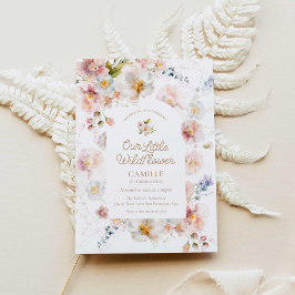 Unsere kleine Wildblume 1. Geburtstag Einladung