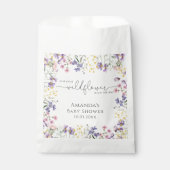 Unsere kleine Wildblume Babydusche Geschenktütchen (Vorderseite)
