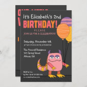 Unsere kleine wilde Sache zum Geburtstag Einladung (Vorne/Hinten)