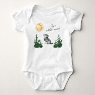 Unsere kleine Wolf-Baby-Party  Baby Strampler