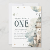 Unsere kleine Zauberhexe ist eine Einladung (Vorderseite)