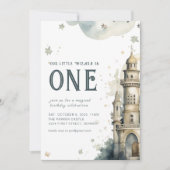 Unsere kleine Zauberhexe ist eine Einladung (Vorderseite)