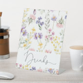 Unsere kleinen Botanischen Babyduschen der Wildblu Sockelschild (In SItu)