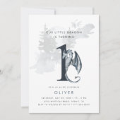 Unsere kleinen Drachenjungen 1. Geburtstag Einladung (Vorderseite)